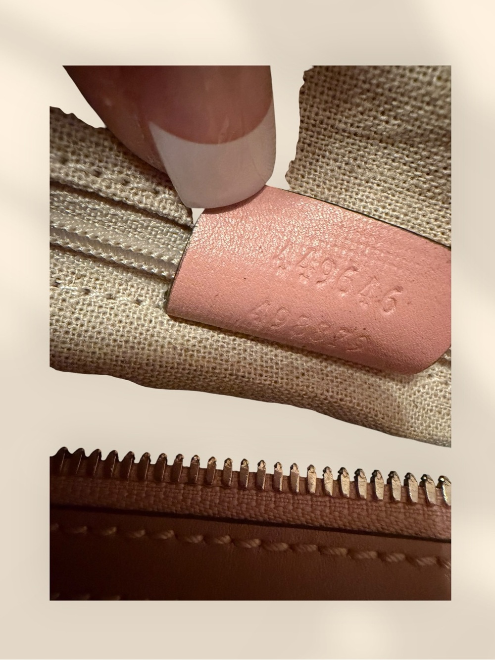 Gucci Blush Pink Embossed Leather Travel Bag with Gold Hardware - Picture 9 of 12